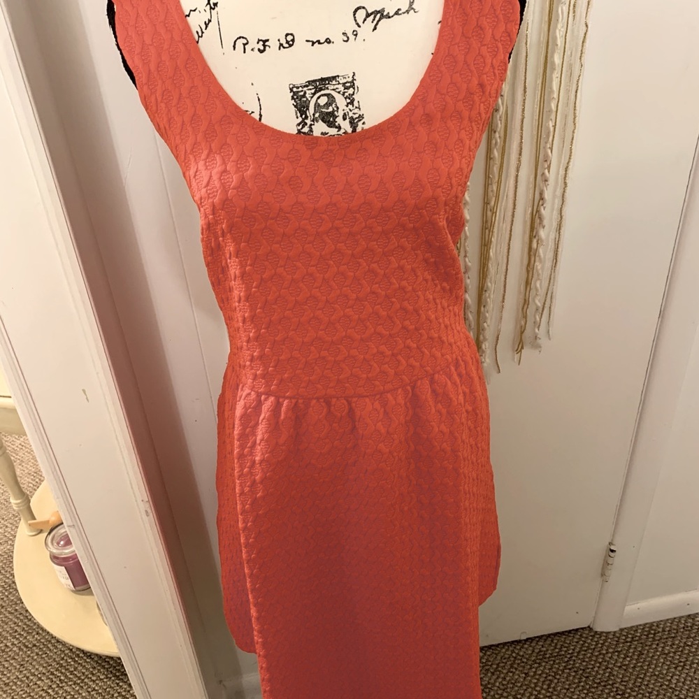 MAEVE orange sleeveless dress from Anthropologie